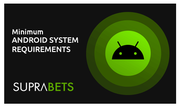 suprabet android app minumum system requirements