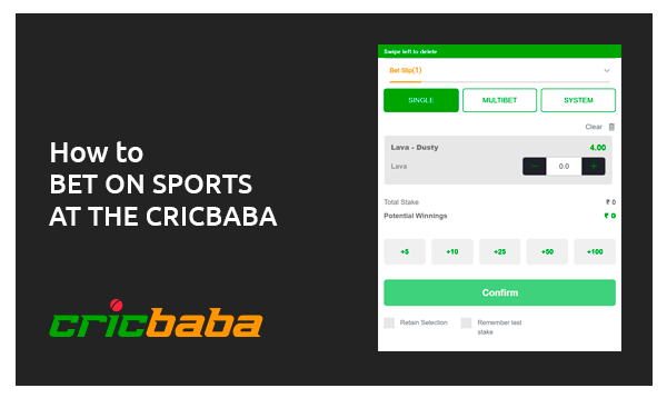 How to bet on sports at the Cricbaba App